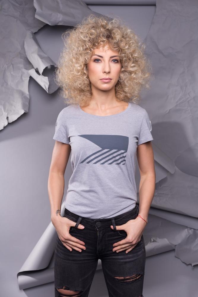 T-shirt womens - Melange Grey